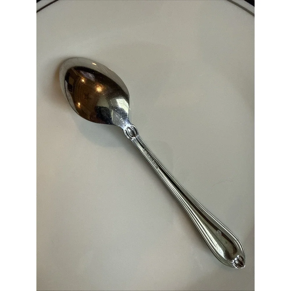 Lenox Chandelle 18/10 Stainless Flatware Tea Spoon 6 1/4 Inch RARE Used